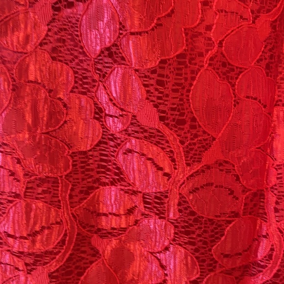 Vintage Red Dress - Picture 2 of 3